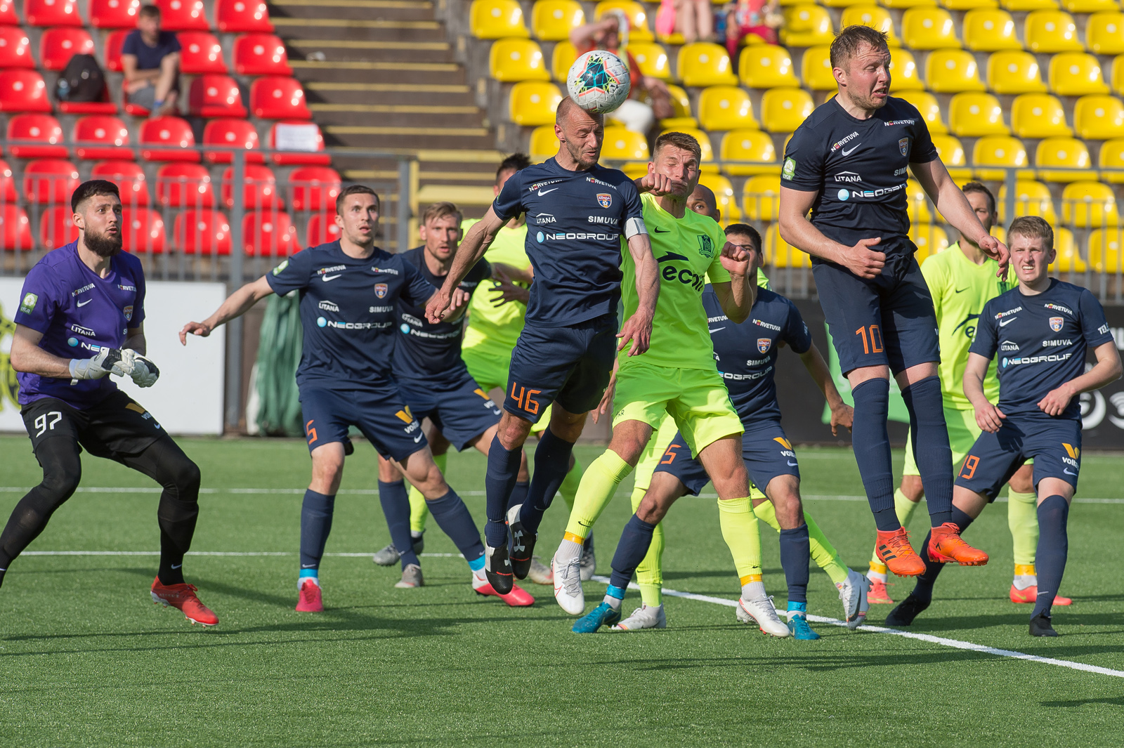 2020 06 07.  Futbolas. LFF. Riteriai – Banga –  0-1. foto Alfredas Pliadis
