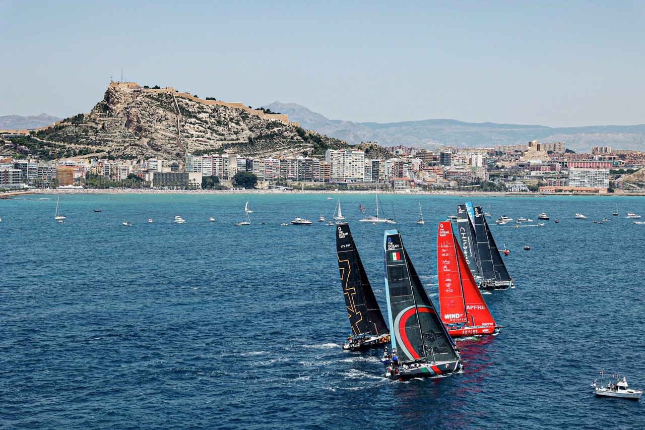 Start of the Third Leg of The Ocean Race Europe, from Alicante, Spain, to Genoa, Italy.