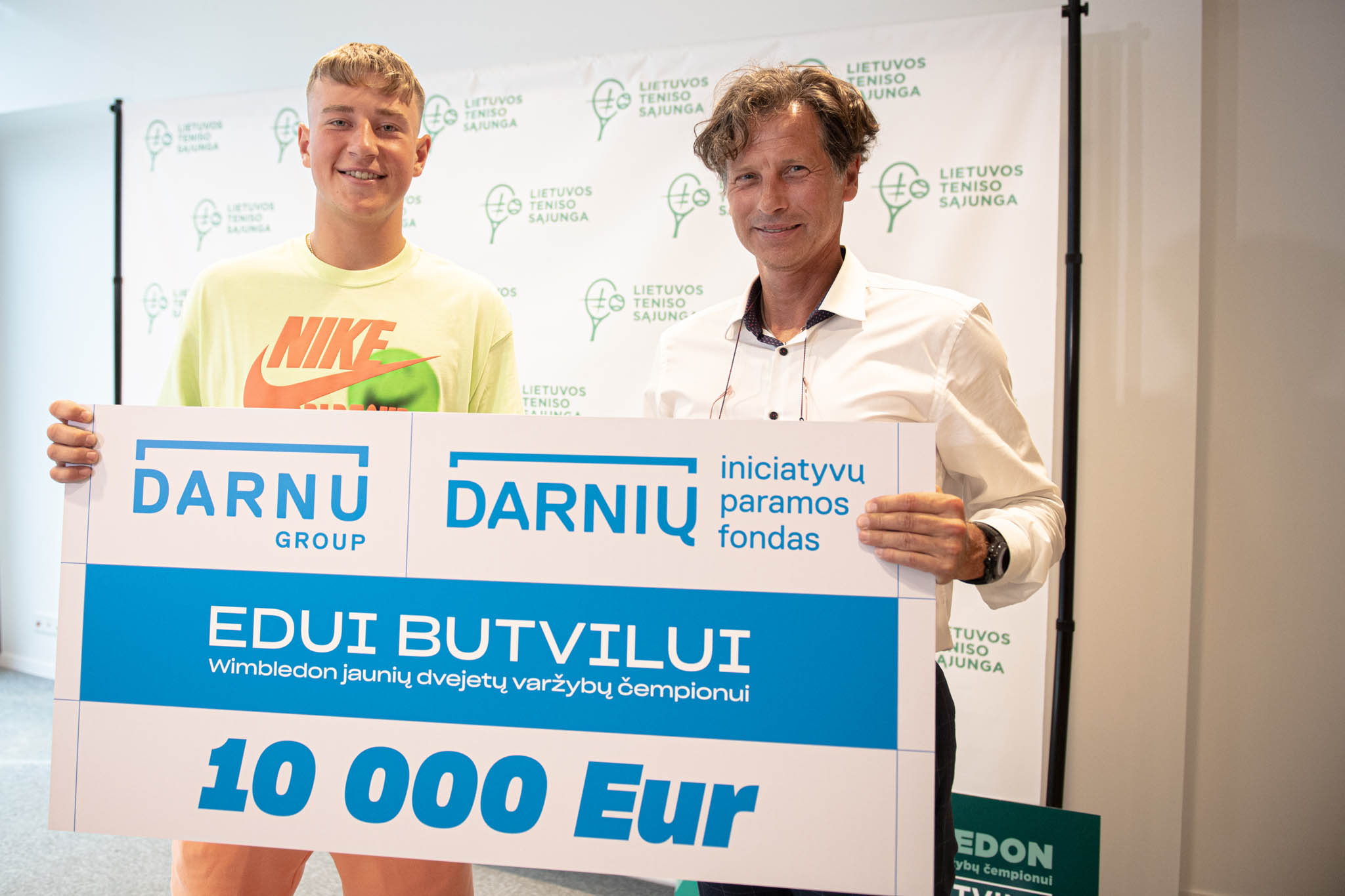 2021-07-20. Tenisas. Spaudos konferencija. foto Alfredas Pliadis