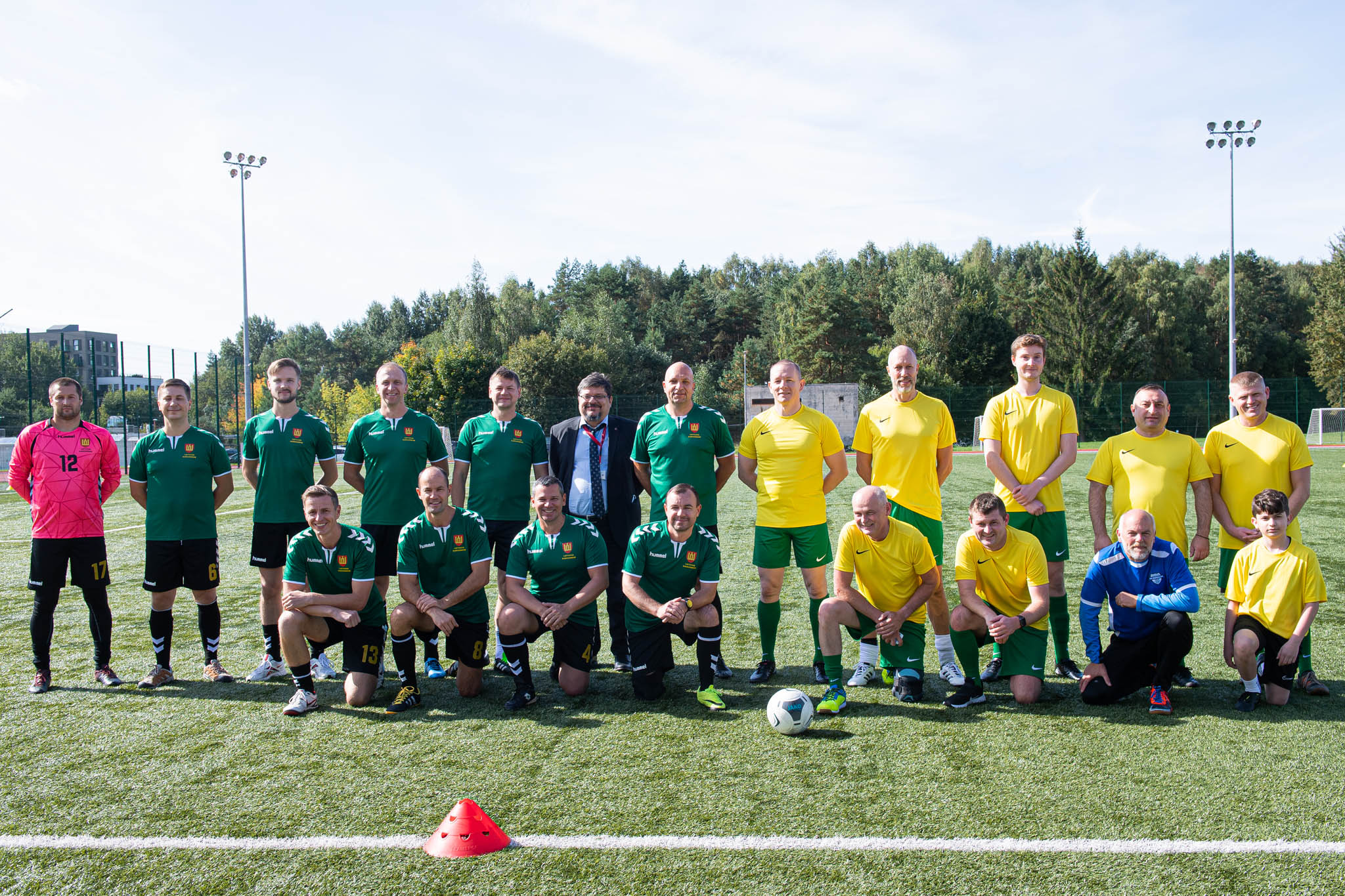 2021-09-14. Friedly footballl match. Photo by Alfredas Pliadis