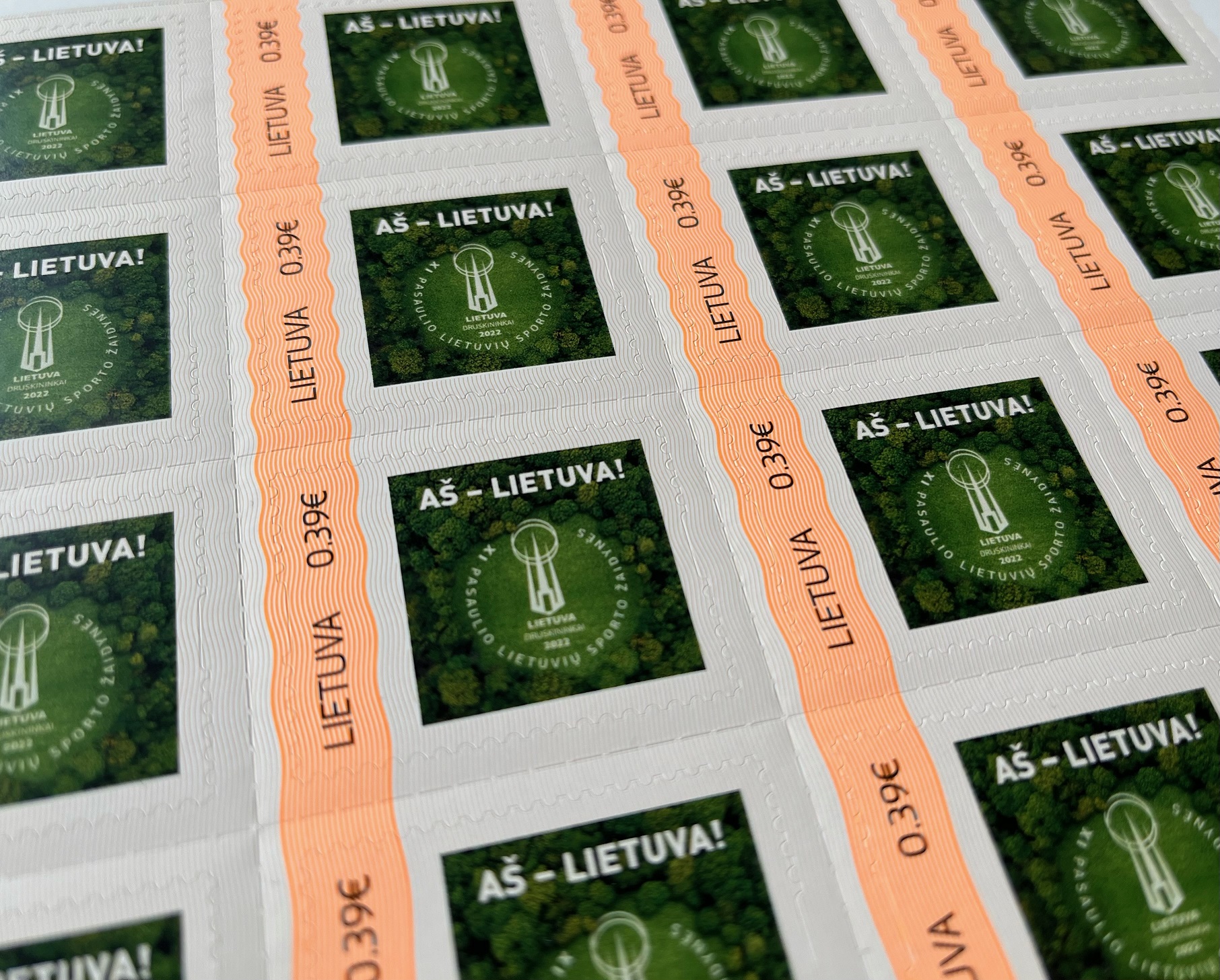 PLSŽ pašto ženklas (Organizatorių nuotr.)