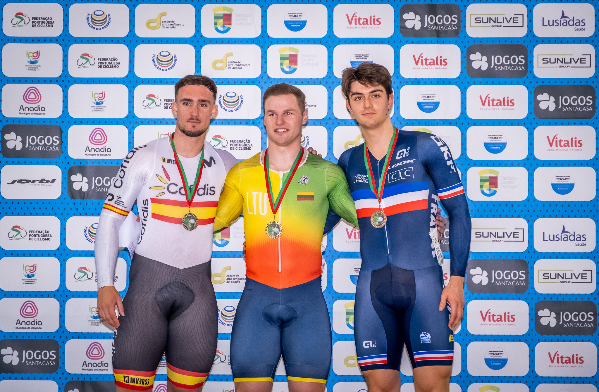 Il ciclista su pista Vasilijus Lendel ha festeggiato tre vittorie in Portogallo