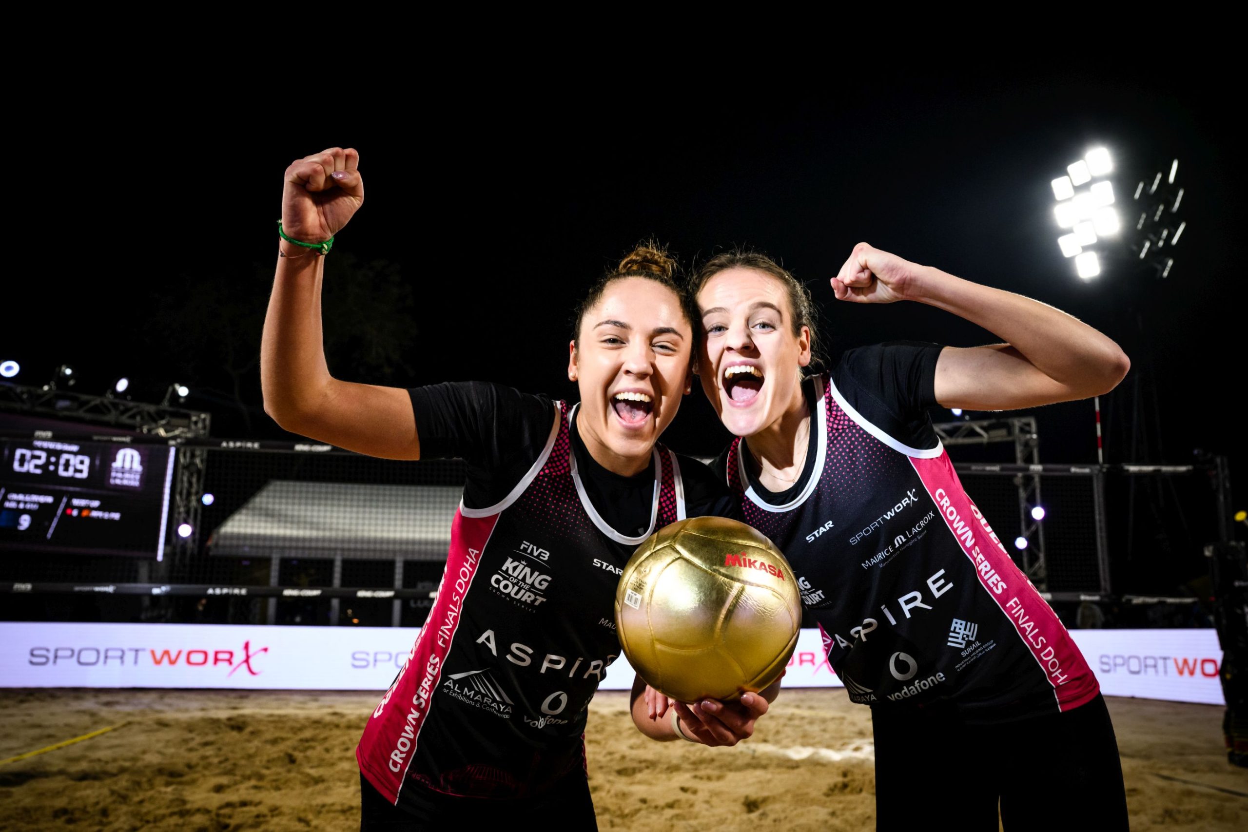 Beachvolleyball, King of the Court, Viertelfinale Frauen