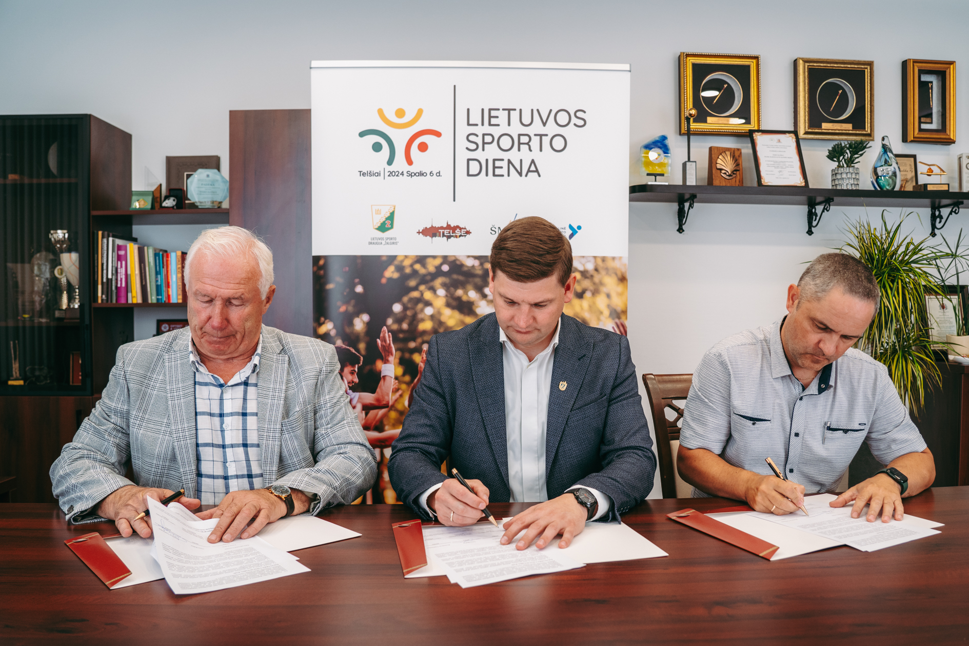 3. Lietuvos sporto dienos pasirašymas