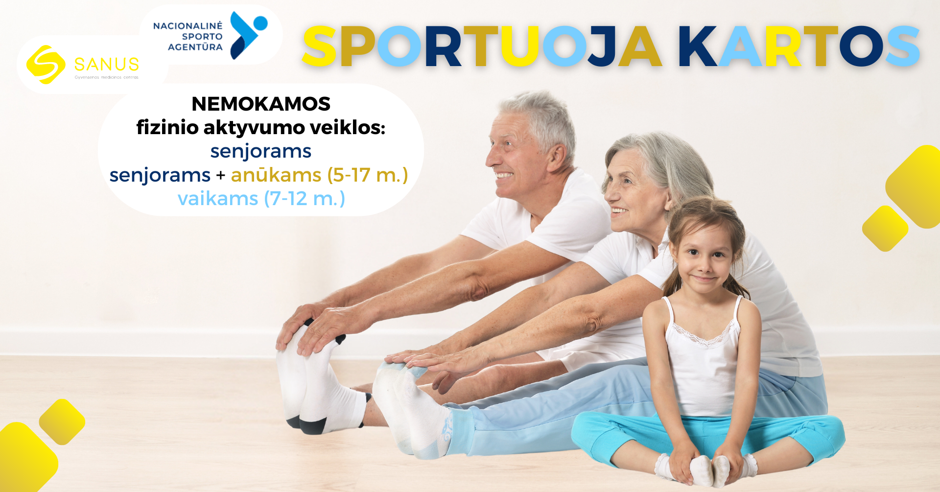 Projekto pristatymas ir registracija