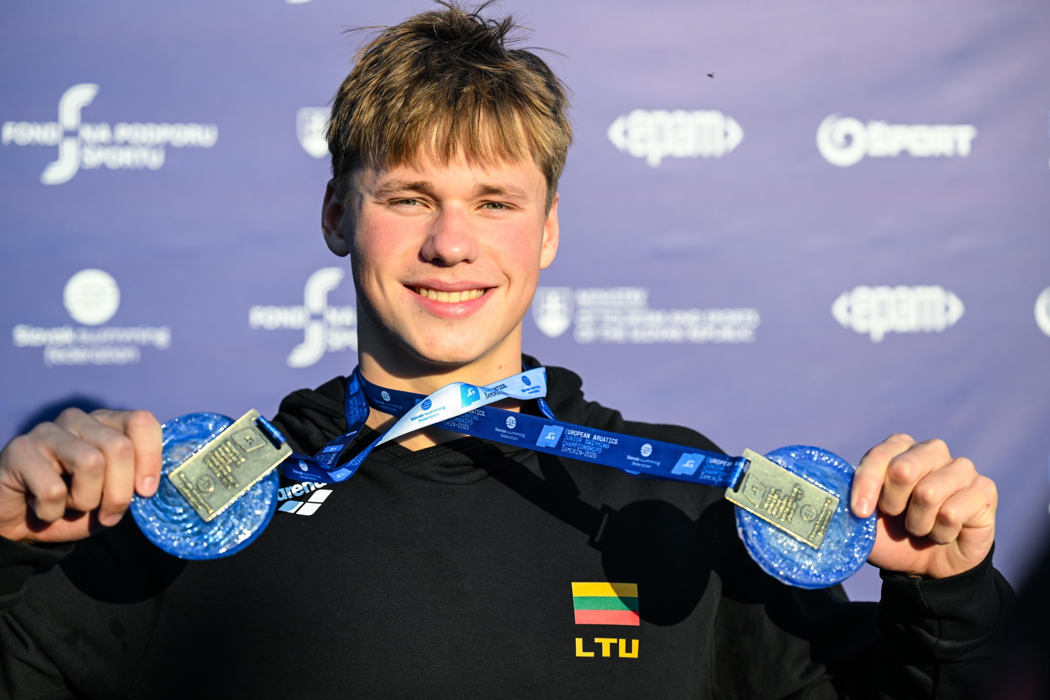 Lietuva užėmė ketvirtą vietą Europos jaunimo plaukimo čempionato medalių lentelėje