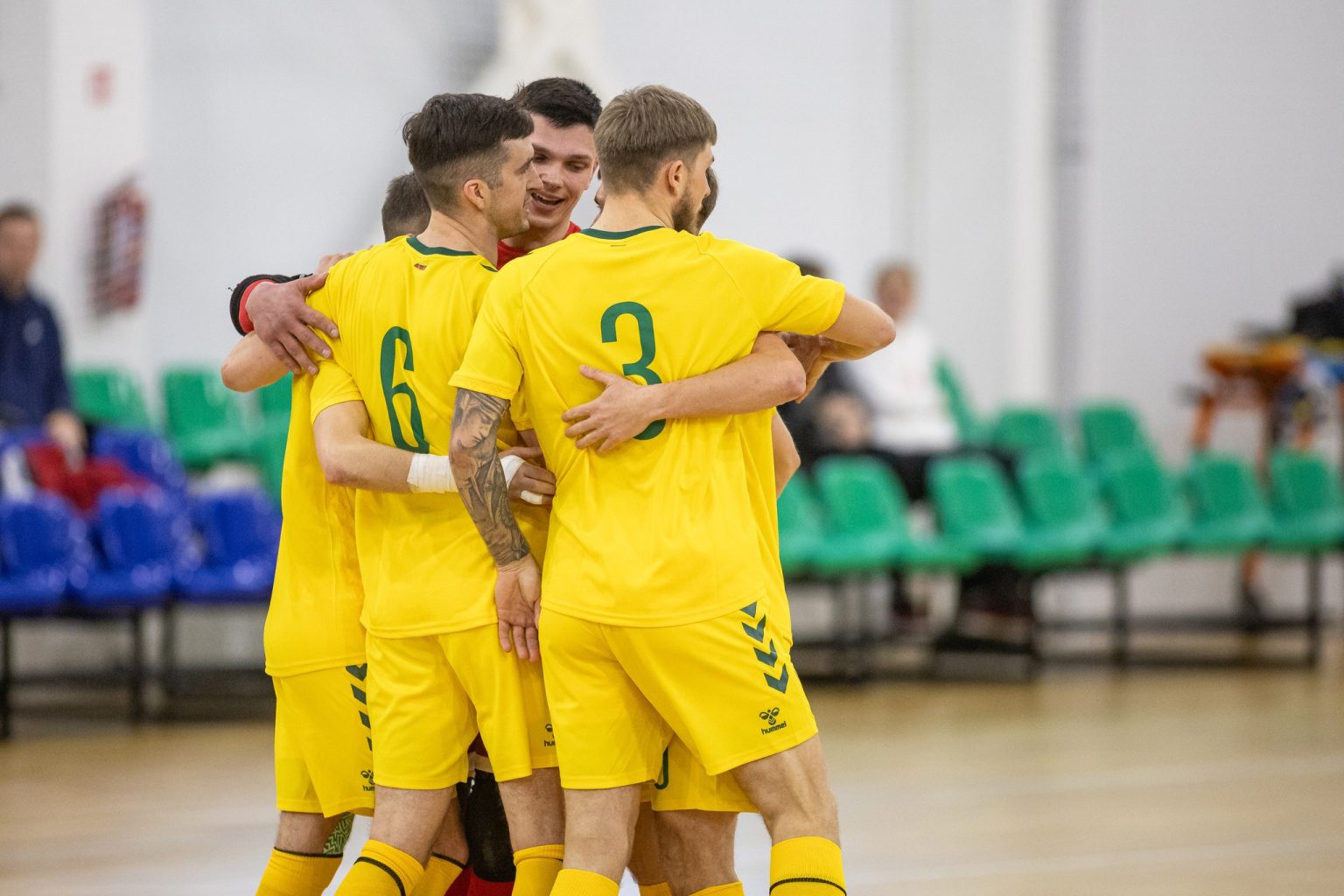 Lietuvos salės futbolo rinktinė pirmoje dvikovoje nugalėjo JAE atstovus