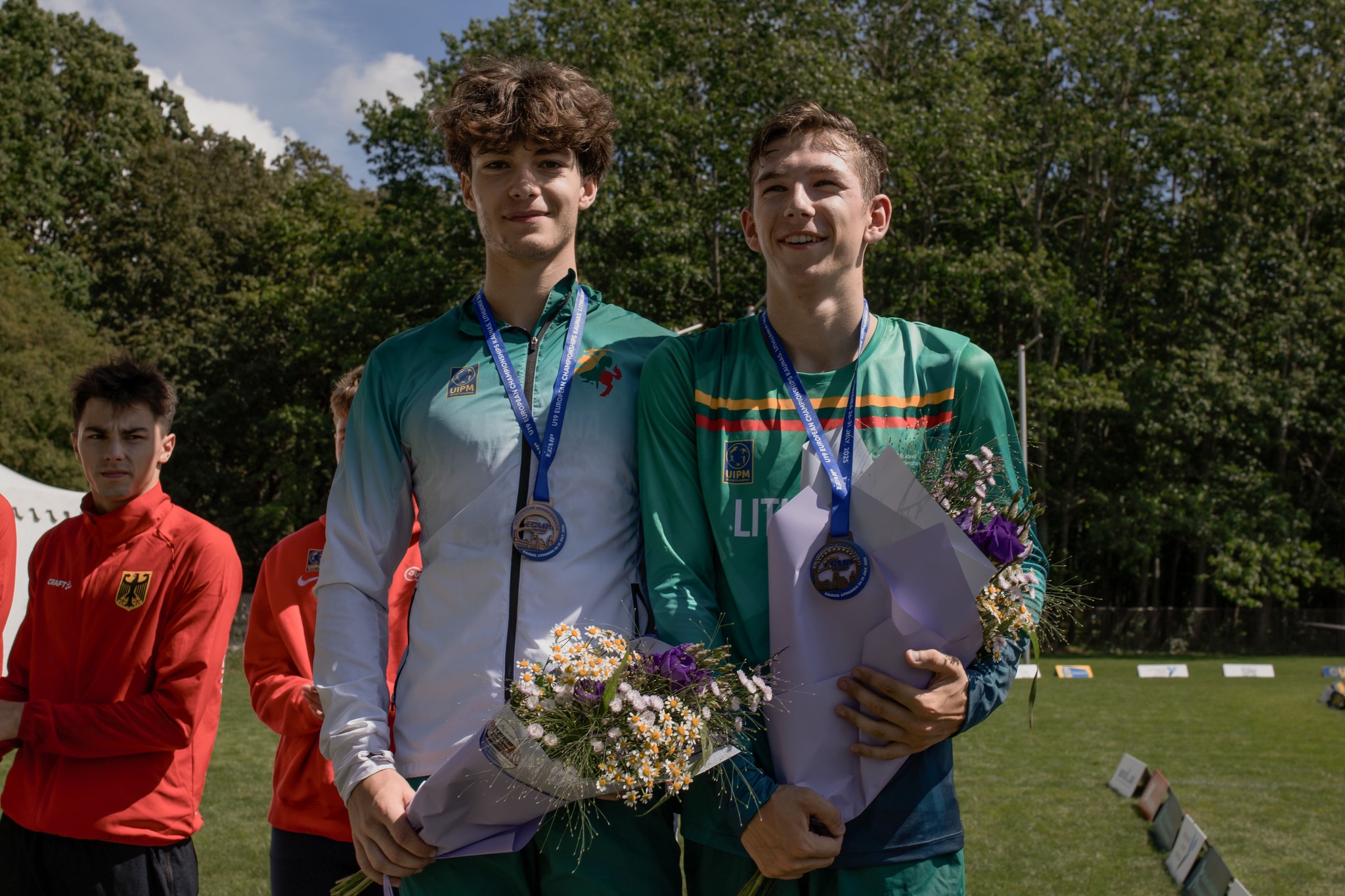Europos U19 šiuolaikinės penkiakovės čempionate – bronzinis Juro Sandavičiaus ir Liutauro Valeikos finišas