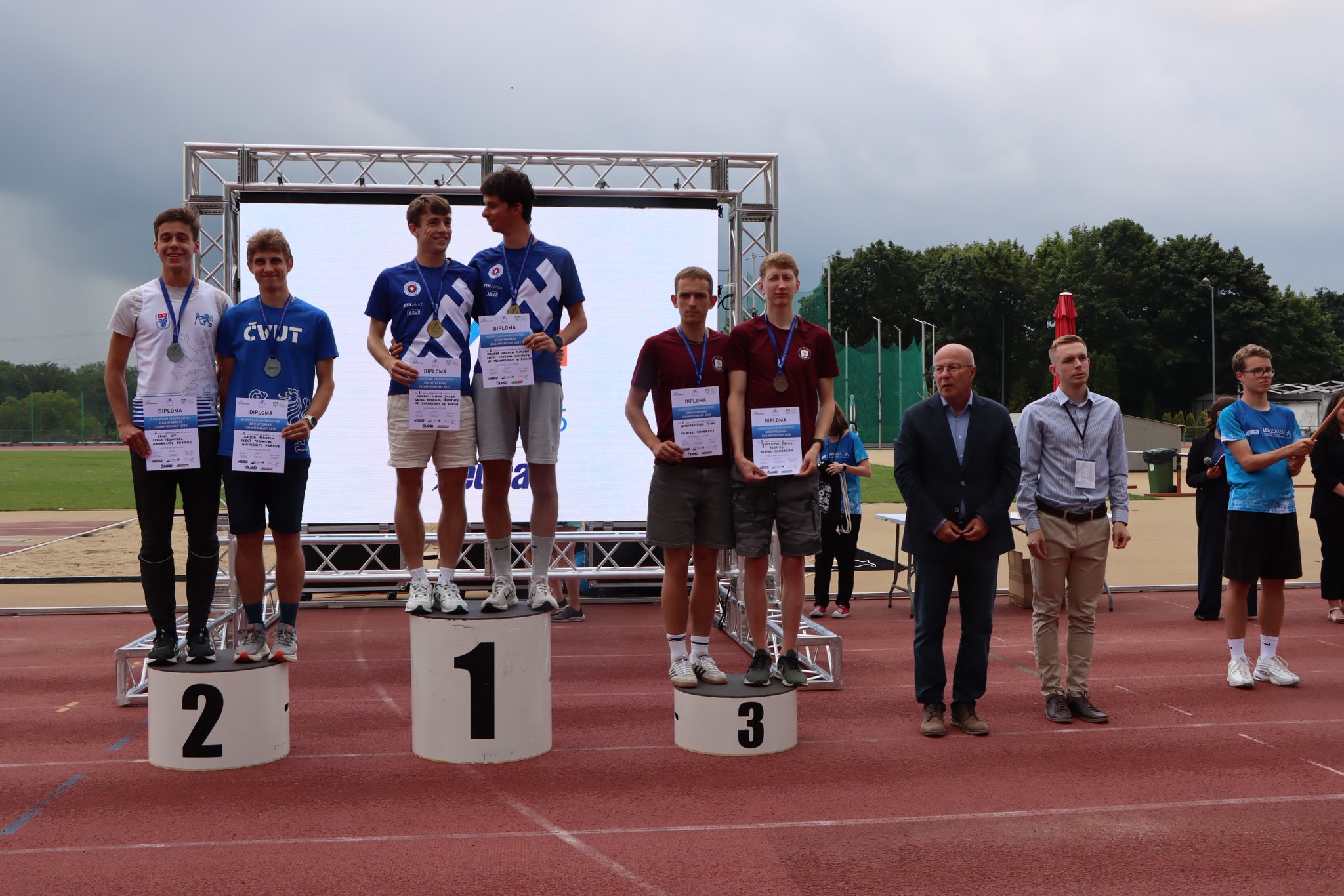 Europos studentų čempionato finiše – bronzos medaliai VU orientacininkams