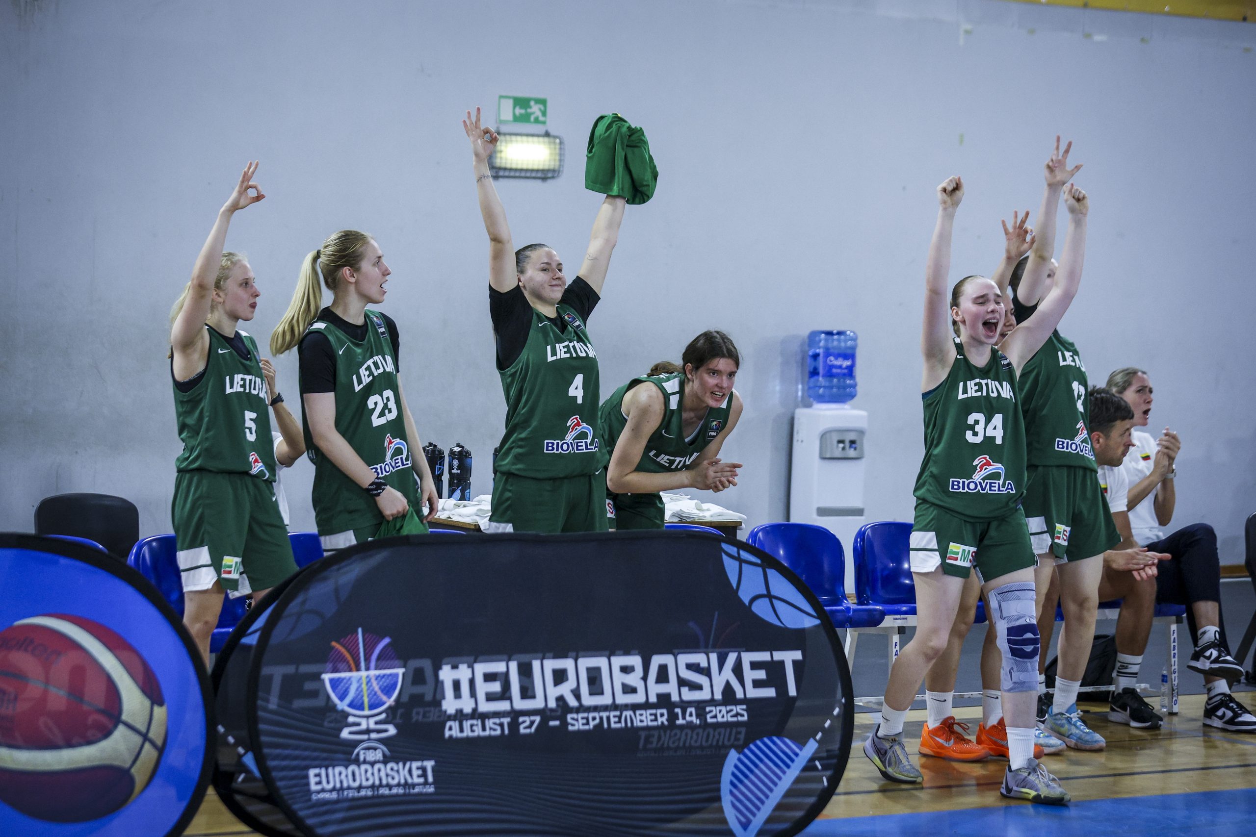 Įspūdinga pergalė: Lietuvos merginos palaužė slovėnes ir žengė į ketvirtfinalį
