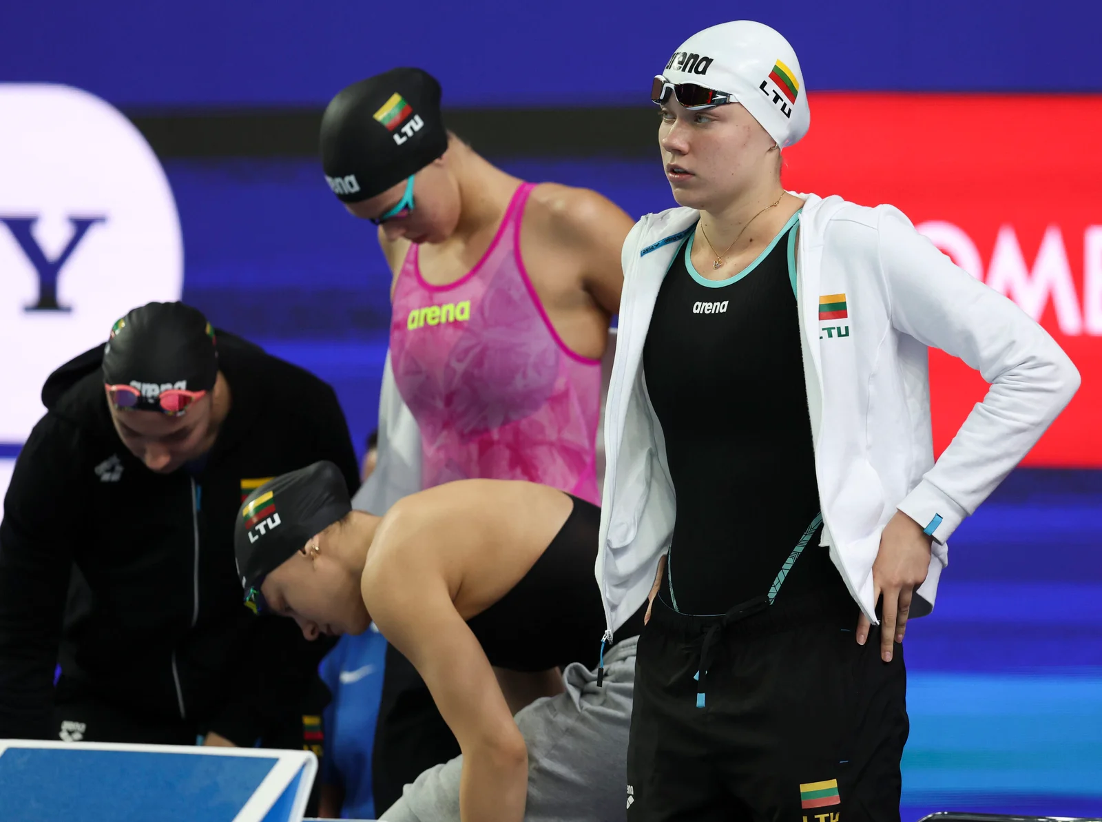 Lietuvos merginų komanda pasaulio jaunimo plaukimo čempionate – septinta