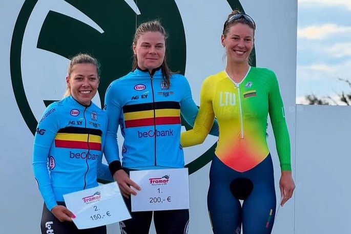 Olivija Baleišytė – tarptautinių dviračių treko varžybų Prahoje prizininkė