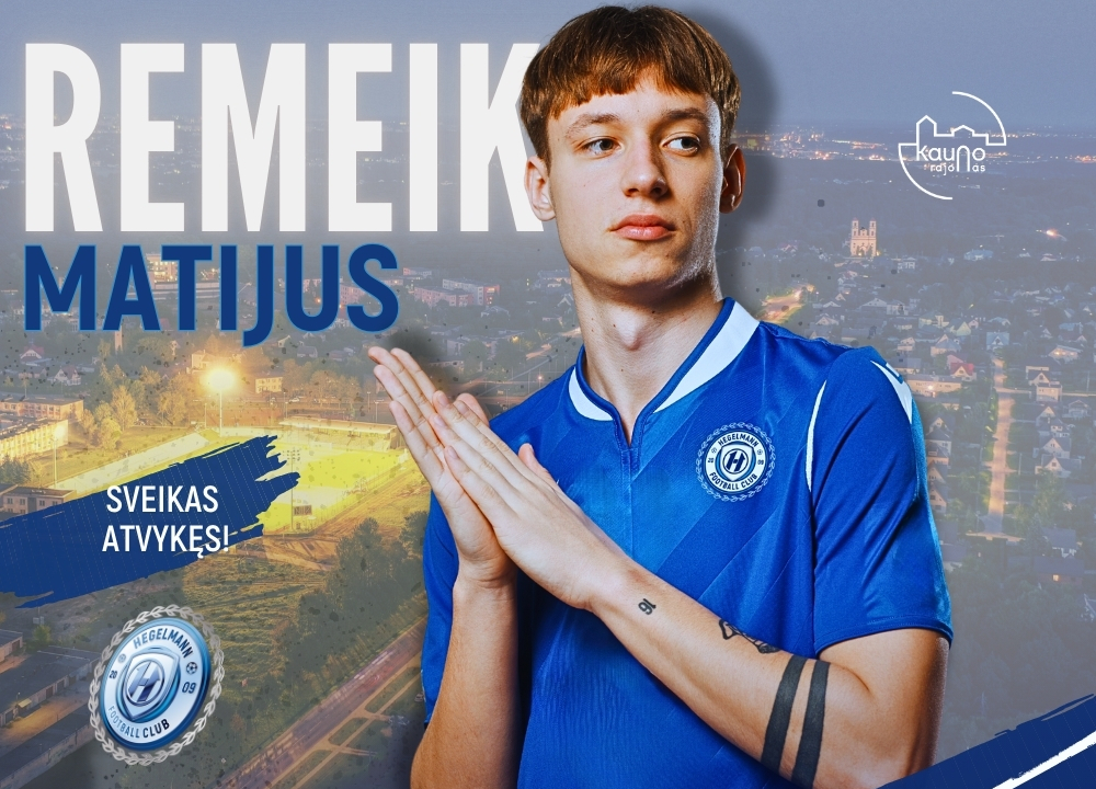 FC „Hegelmann“ gretas papildė Lietuvos futbolo rinktinės kandidatas