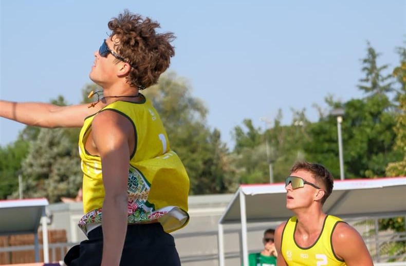 Europos U20 paplūdimio tinklinio čempionate – Lietuvos vaikinų 13-a vieta