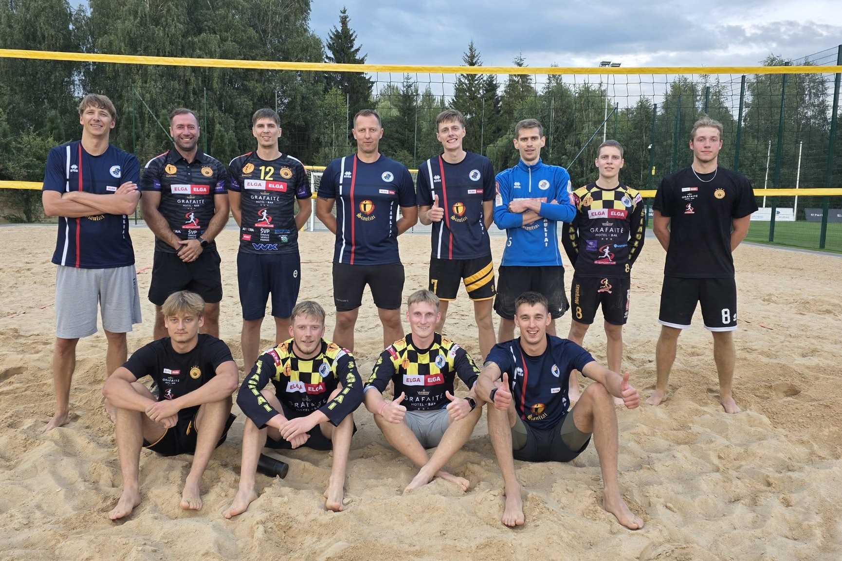 „Elgos-Grafaitės-S-Sporto“ tinklininkai stoja į kovą dėl Baltijos Supertaurės