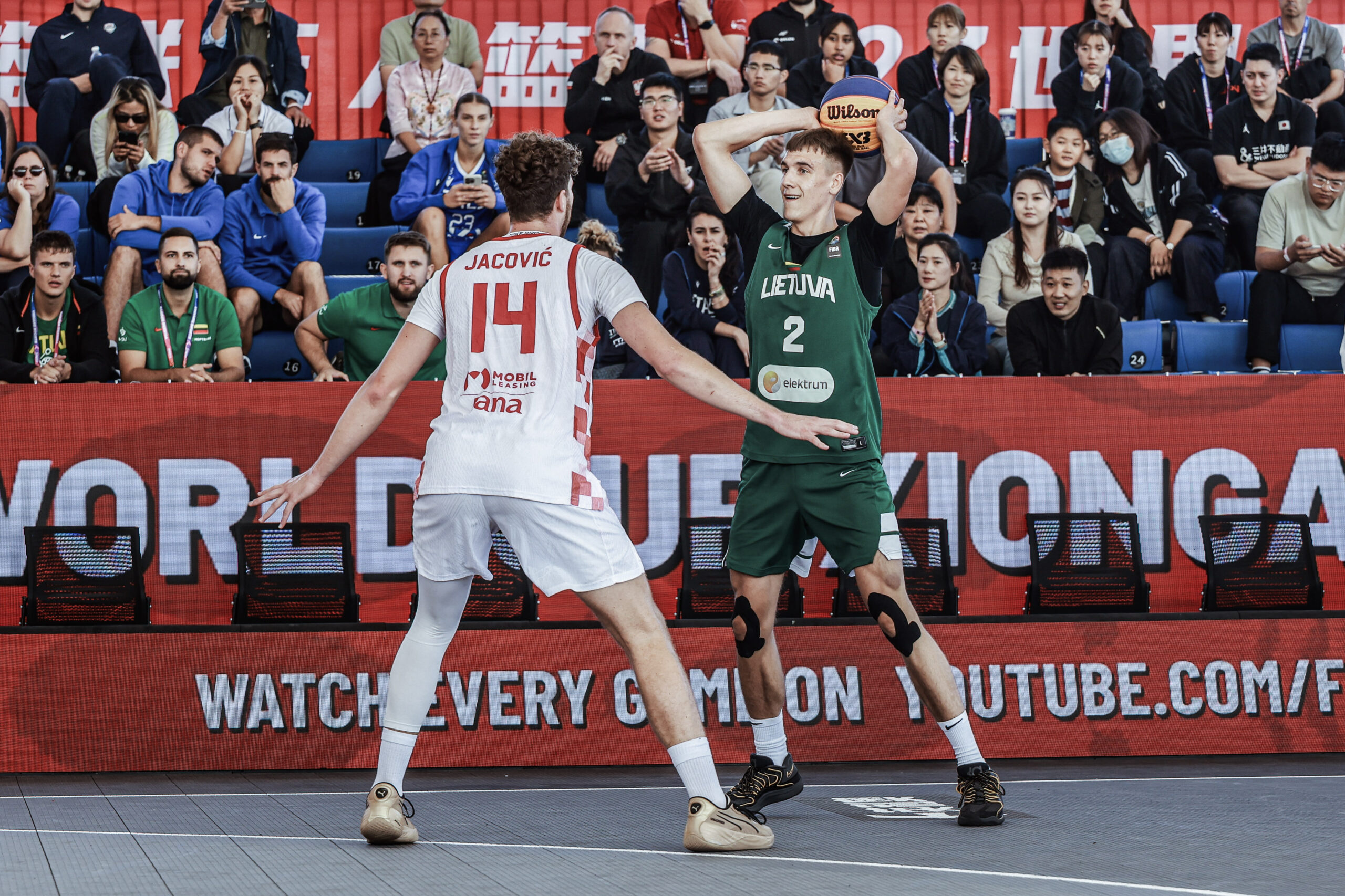Du pralaimėjimus patyrę Lietuvos krepšininkai prasibrovė į pasaulio U23 čempionato ketvirtfinalį