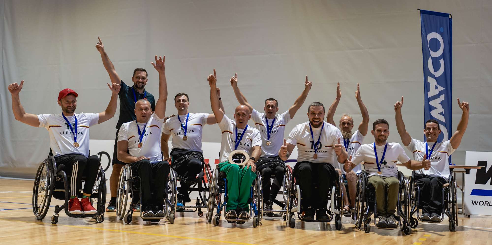Lietuvos rinktinė – pasaulio lėkščiasvydžio vėžimėliuose čempionė