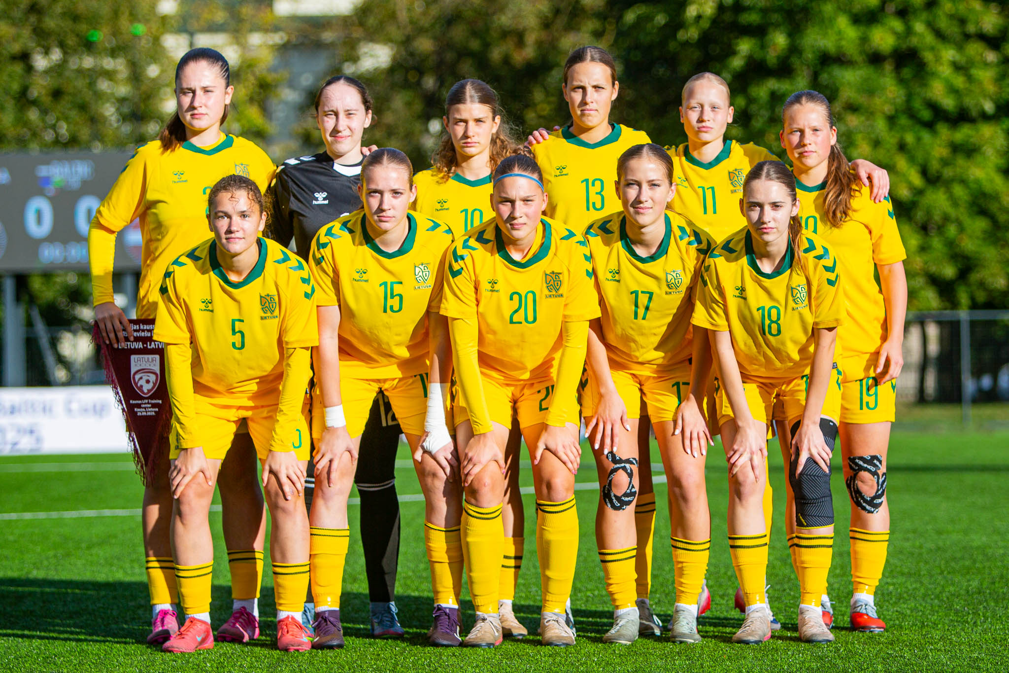 Merginų U19 futbolo rinktinė pergale pradėjo Baltijos taurės turnyrą