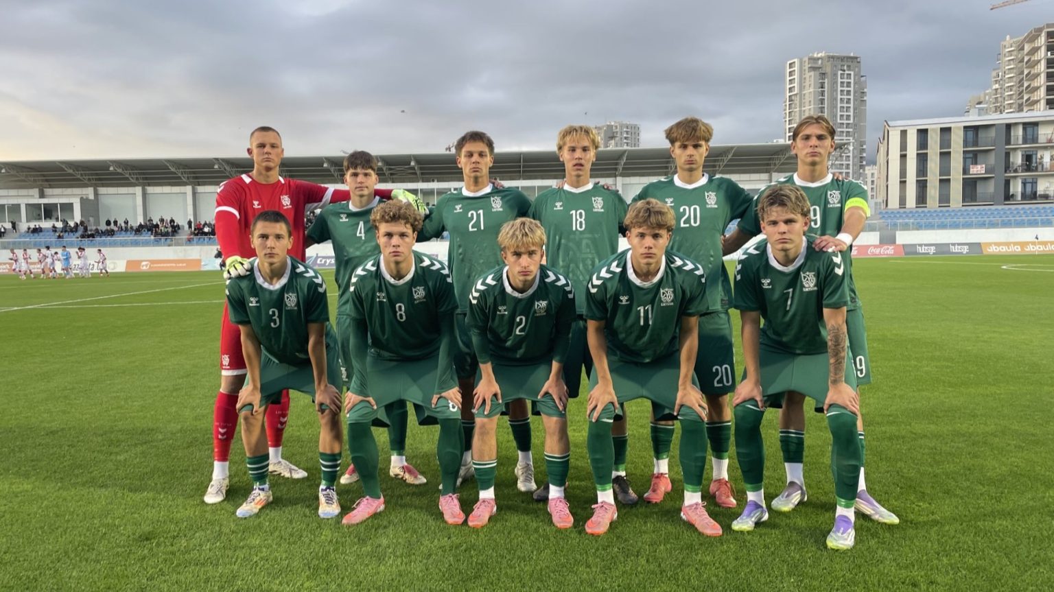 Vaikinų U17 futbolo rinktinė pirmoje dvikovoje pralaimėjo kartvelams
