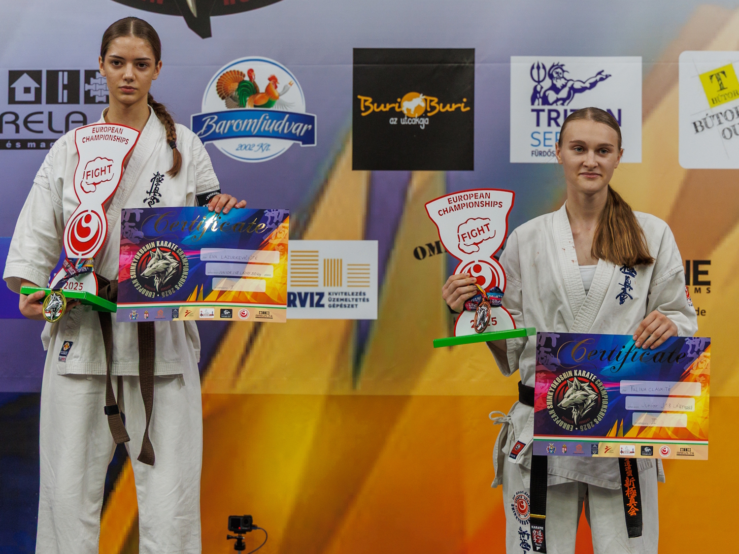Lietuvos jaunieji karatė kovotojai pelnė du Europos čempionų titulus