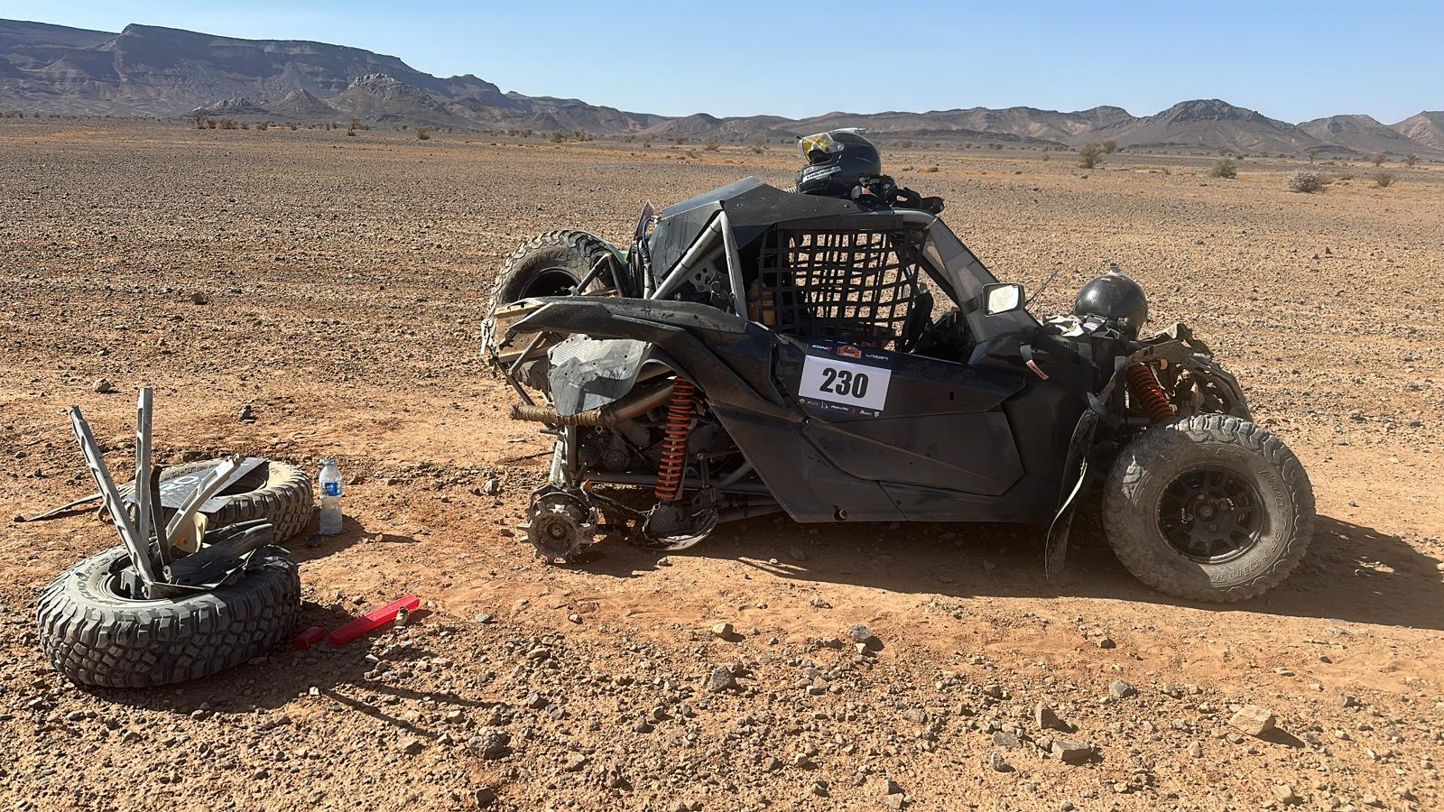 Ketvirtąją „Baja Marocco“ dieną lietuvius stabdė gedimai ir avarijos