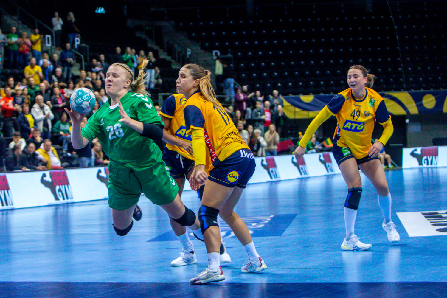 Lietuvos rankininkės neprilygo švedėms ir patyrė antrą pralaimėjimą Europos čempionato atrankoje