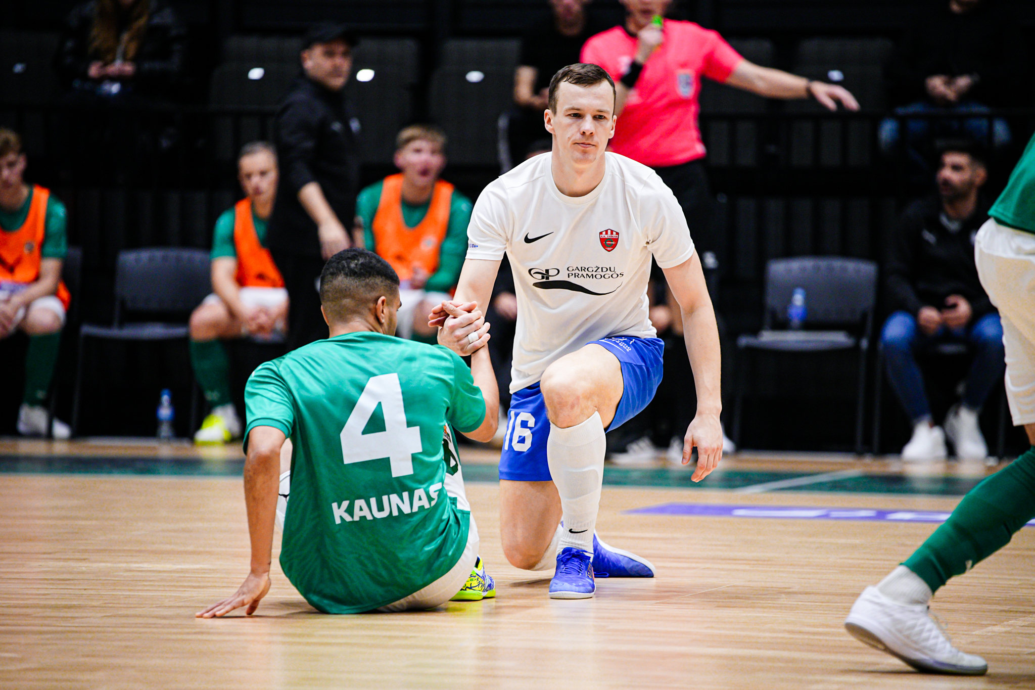 Futsal A lygos 5 turas: galingas kauniečių pasirodymas Gargžduose