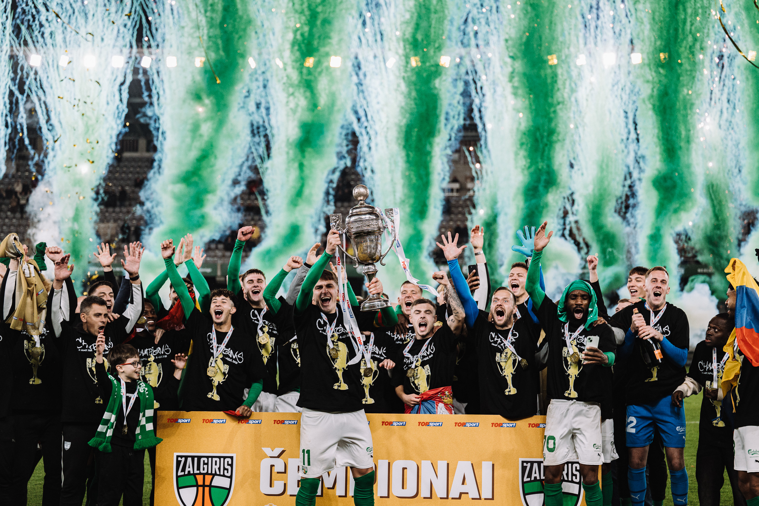 „Kauno Žalgiris“ A lygos trofėjų atsiėmė po pralaimėjimo titulą praradusiam, bet prie medalių priartėjusiam Vilniaus „Žalgiris“