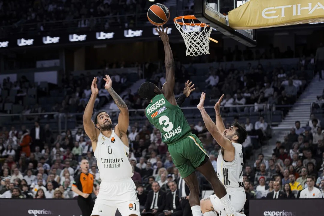 Taškų lenktynėse žalgiriečiams pritrūko vieno metimo Madride