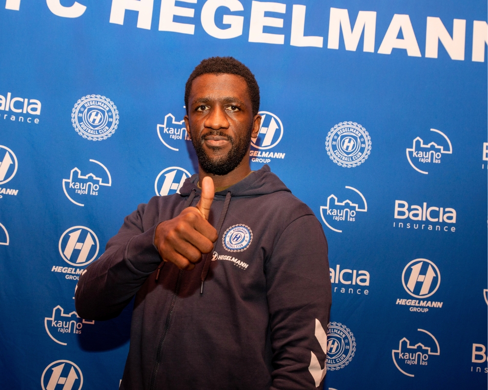 „Hegelmann“ gretas sustiprino Pasaulio futbolo čempionato patirties turintis kamerūnietis