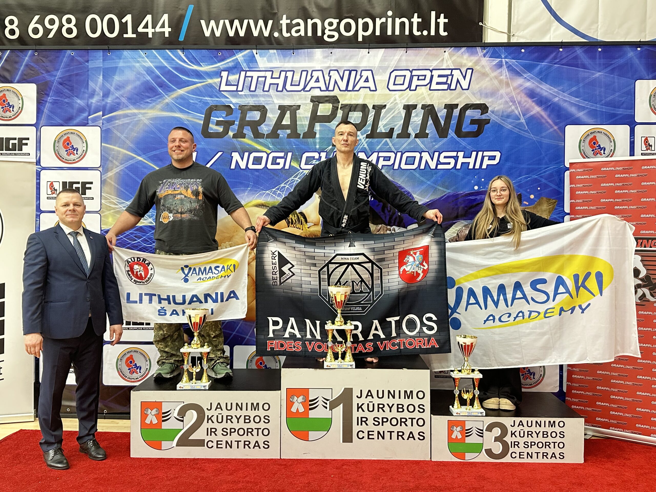 Šakiuose įvyko atviras IGF graplingo taurės čempionatas