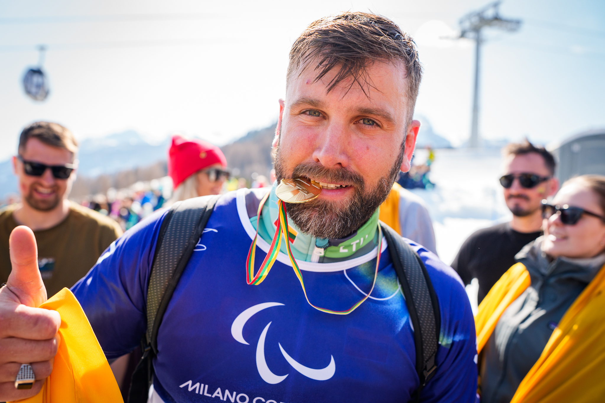 Snieglentininkas Rapolas Micevičius paralimpinėse žaidynėse – devintas